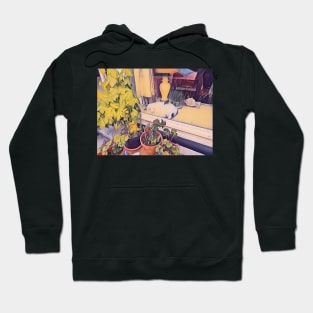 Cat in the Window Hoodie